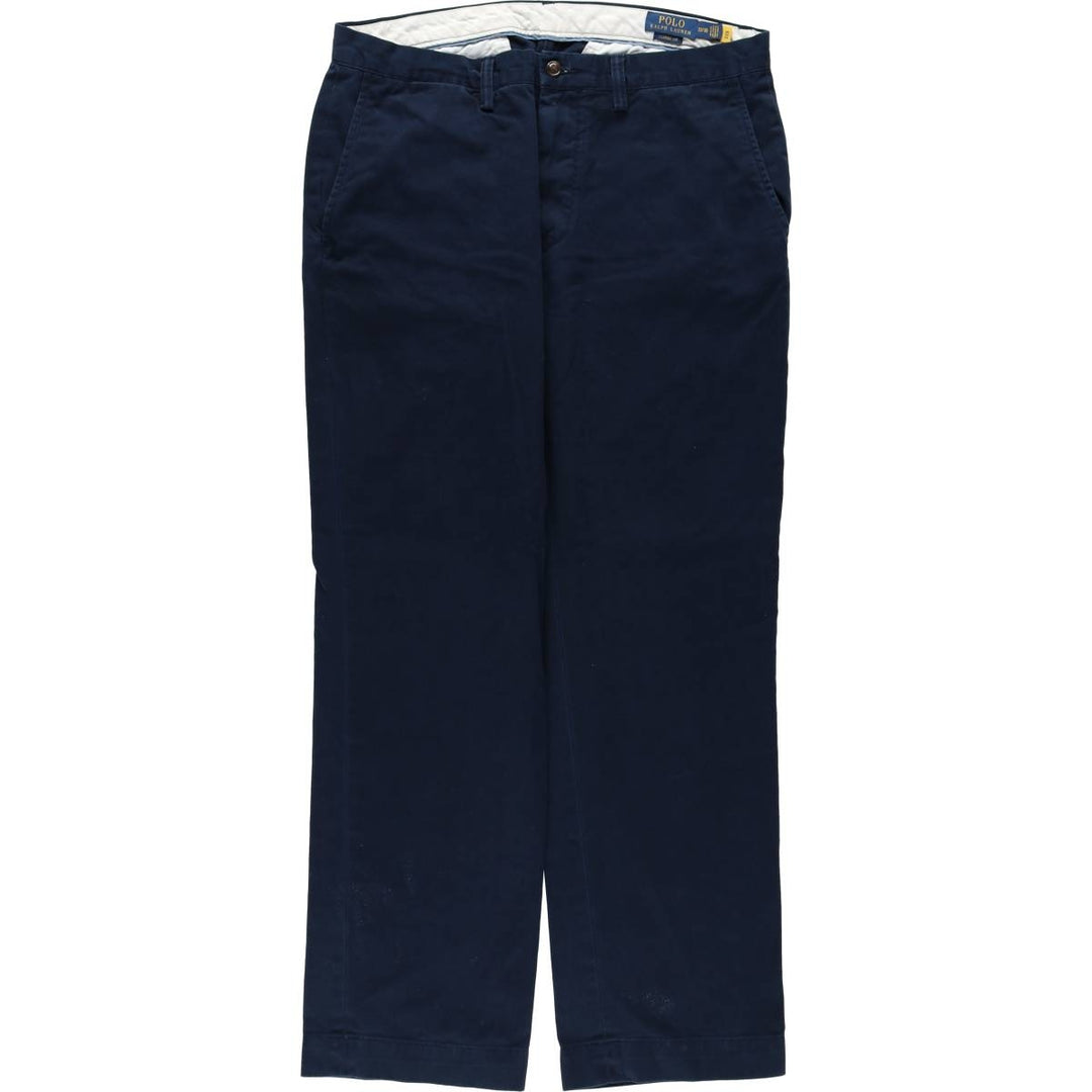 Ralph Lauren POLO RALPH LAUREN CLASSIC FIT Chino Pants Men's W34 equivalent cotton navy blue type Vintage Second Hand