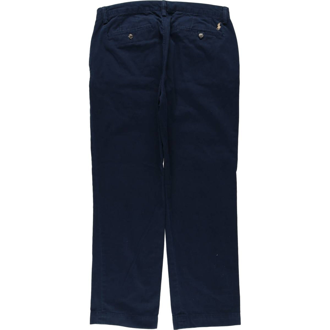 Ralph Lauren POLO RALPH LAUREN CLASSIC FIT Chino Pants Men's W34 equivalent cotton navy blue type Vintage Second Hand