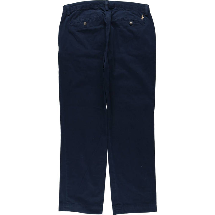 Ralph Lauren POLO RALPH LAUREN CLASSIC FIT Chino Pants Men's W34 equivalent cotton navy blue type Vintage Second Hand