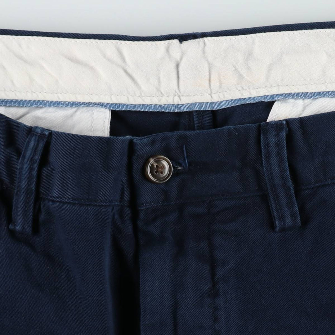 Ralph Lauren POLO RALPH LAUREN CLASSIC FIT Chino Pants Men's W34 equivalent cotton navy blue type Vintage Second Hand