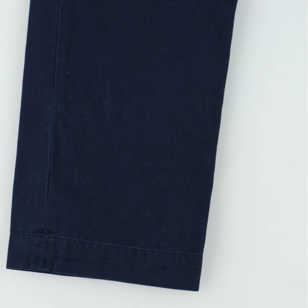 Ralph Lauren POLO RALPH LAUREN CLASSIC FIT Chino Pants Men's W34 equivalent cotton navy blue type Vintage Second Hand