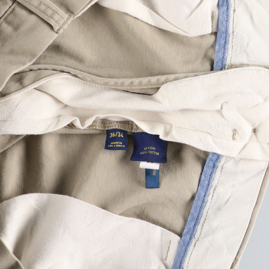 Ralph Lauren POLO RALPH LAUREN Classic Fit Chino Pants, Men's, Size W37 cotton Beige type Vintage Second Hand