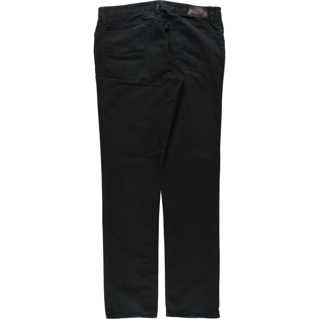Ralph Lauren POLO RALPH LAUREN Slim Straight Fit Chino Pants, Men's Size W36 (approx.) cotton black type Vintage Second Hand