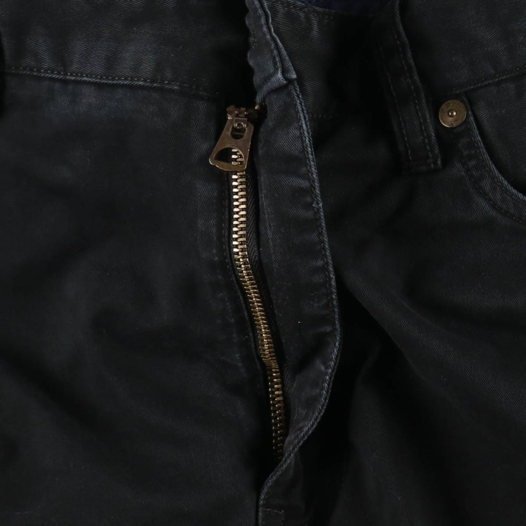 Ralph Lauren POLO RALPH LAUREN Slim Straight Fit Chino Pants, Men's Size W36 (approx.) cotton black type Vintage Second Hand