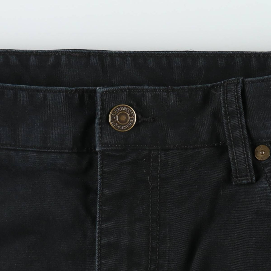 Ralph Lauren POLO RALPH LAUREN Slim Straight Fit Chino Pants, Men's Size W36 (approx.) cotton black type Vintage Second Hand