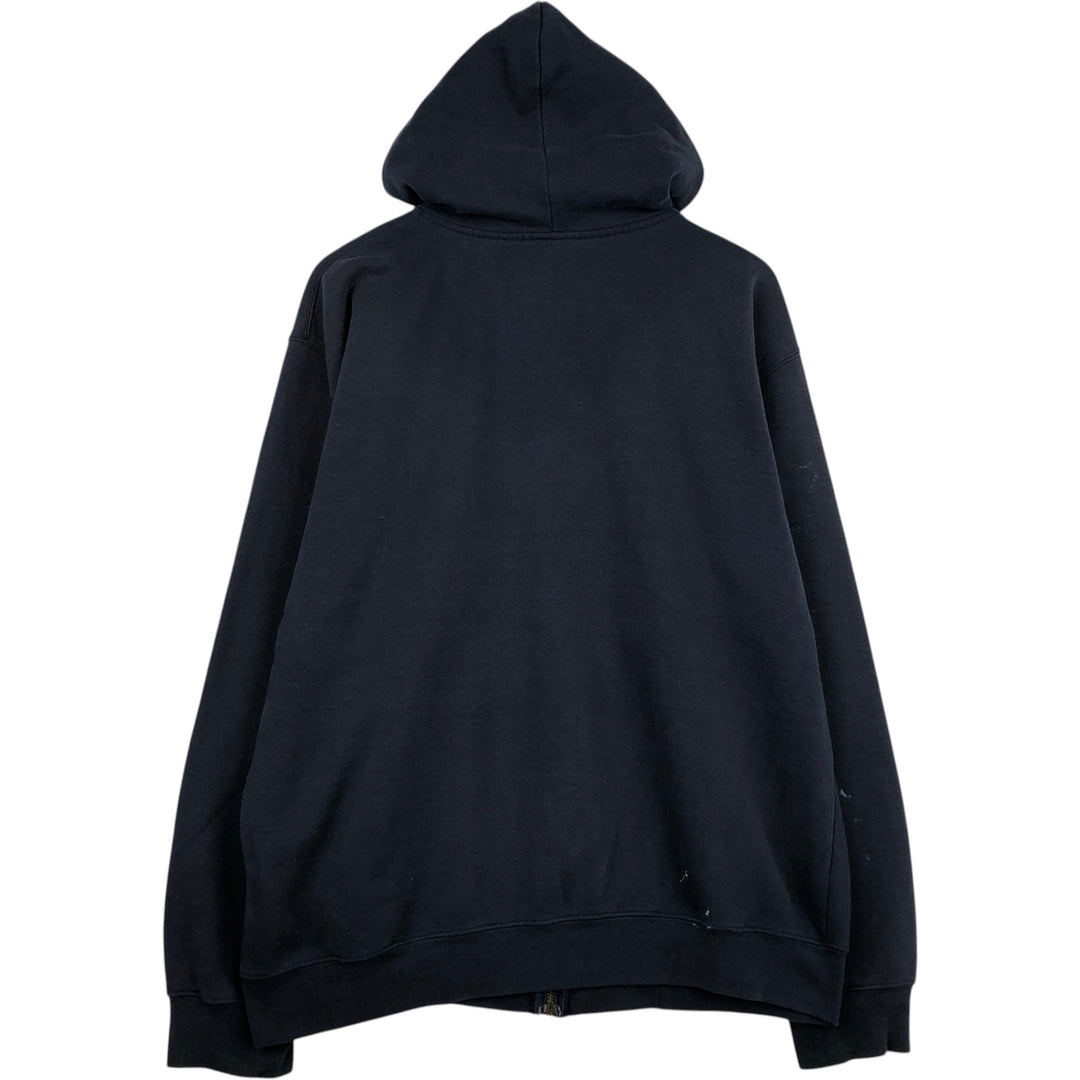 Carhartt Sweat Full Zip Hoodie Men's XL unclear navy blue type Vintage Second Hand