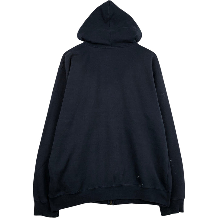 Carhartt Sweat Full Zip Hoodie Men's XL unclear navy blue type Vintage Second Hand