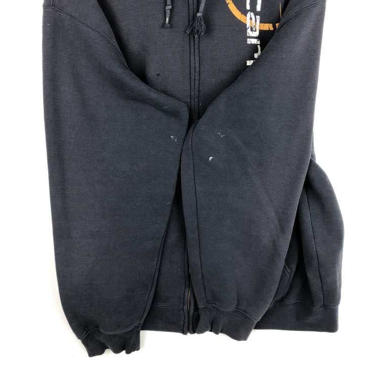 Carhartt Sweat Full Zip Hoodie Men's XL unclear navy blue type Vintage Second Hand