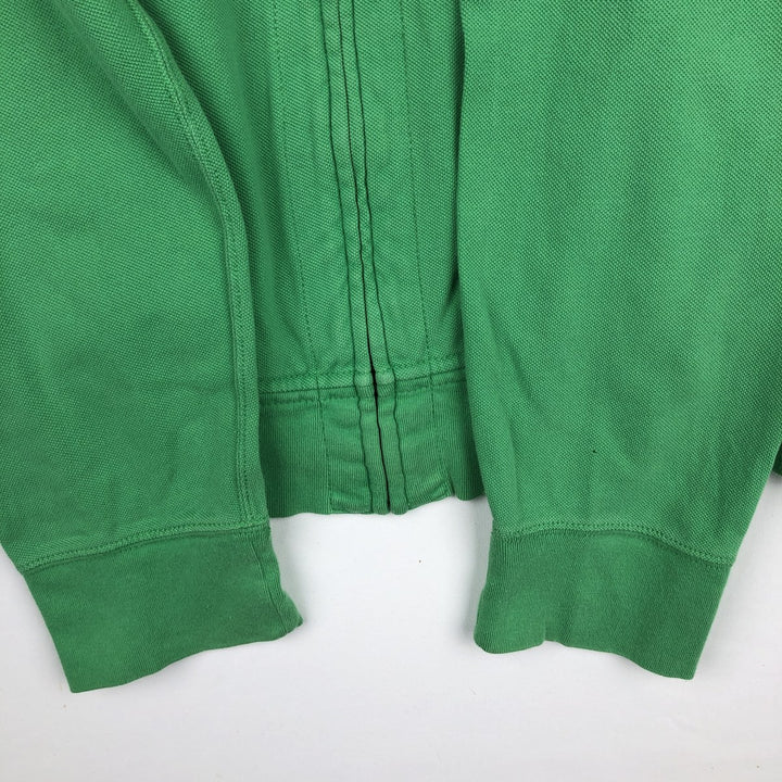 Ralph Lauren POLO by Ralph Lauren Big Pony Sweat Full-Zip Hoodie, Men's Size L (approx.) cotton green type Vintage Second Hand
