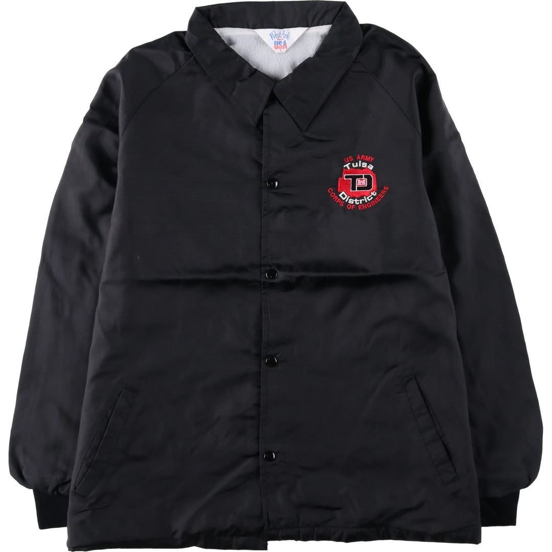 ~90'S WestArk Coach Jacket, Made in USA, Men's Size L (Equivalent), Vintage unclear black type Vintage Second Hand