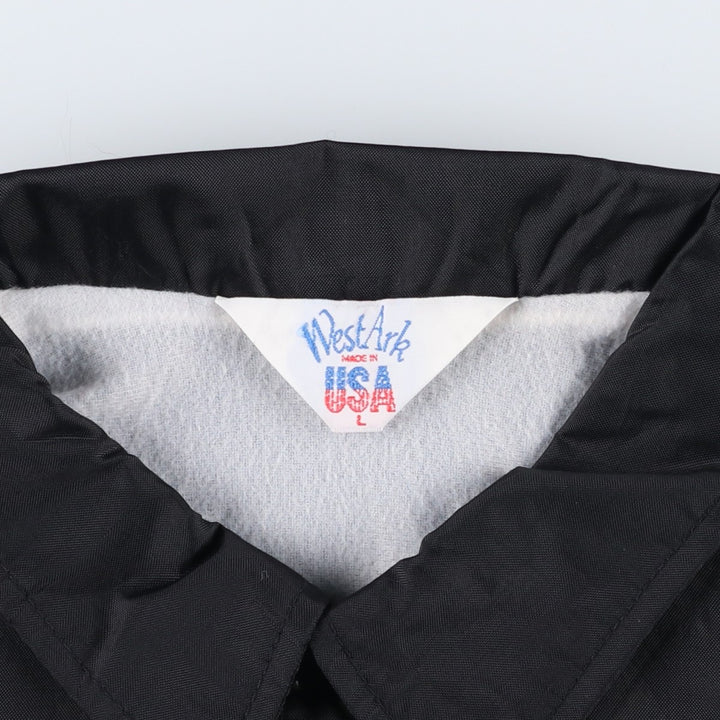 ~90'S WestArk Coach Jacket, Made in USA, Men's Size L (Equivalent), Vintage unclear black type Vintage Second Hand