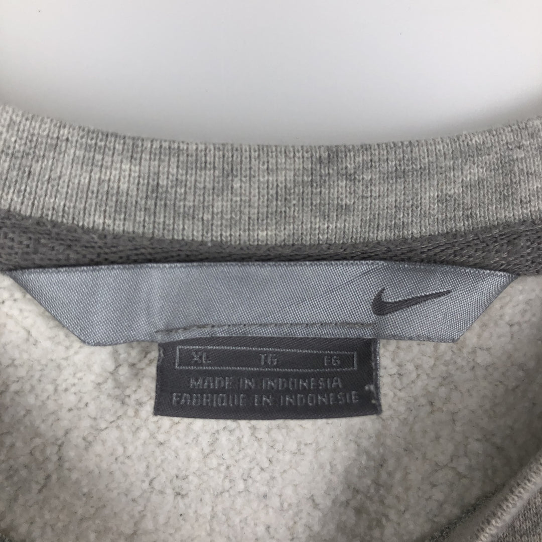 Nike One Point Logo Sweatshirt, Trainer, Men's XL cotton gray type Vintage Second Hand
