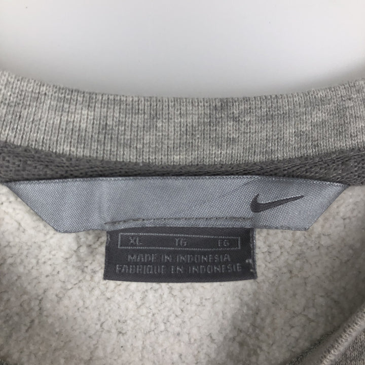 Nike One Point Logo Sweatshirt, Trainer, Men's XL cotton gray type Vintage Second Hand
