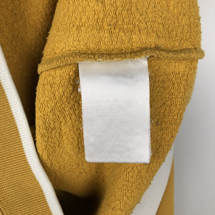 2000'S Nike logo sweatshirt, men's size L cotton yellow type Vintage Second Hand
