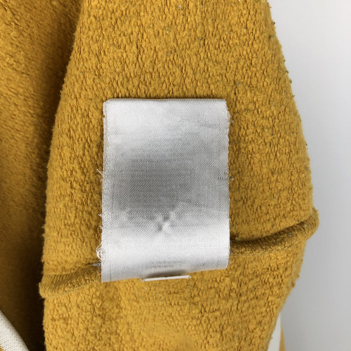 2000'S Nike logo sweatshirt, men's size L cotton yellow type Vintage Second Hand