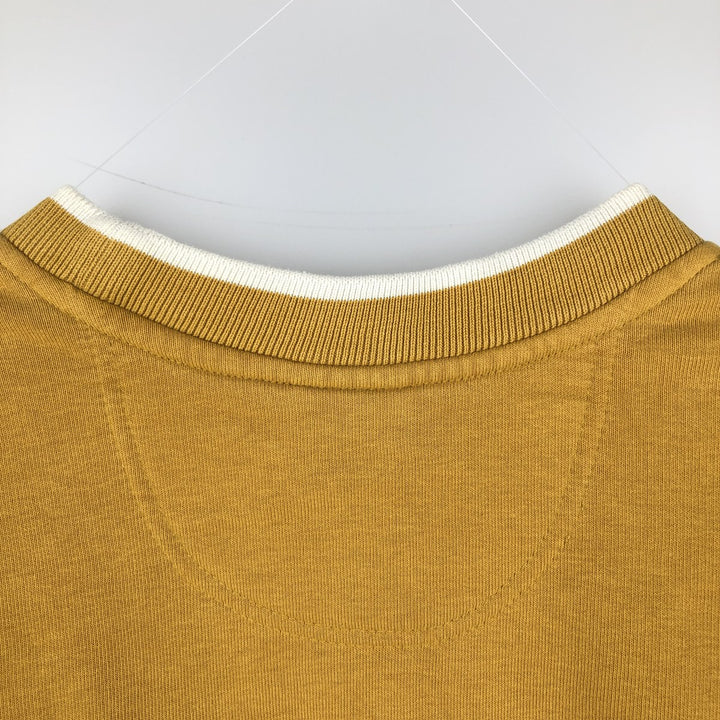 2000'S Nike logo sweatshirt, men's size L cotton yellow type Vintage Second Hand