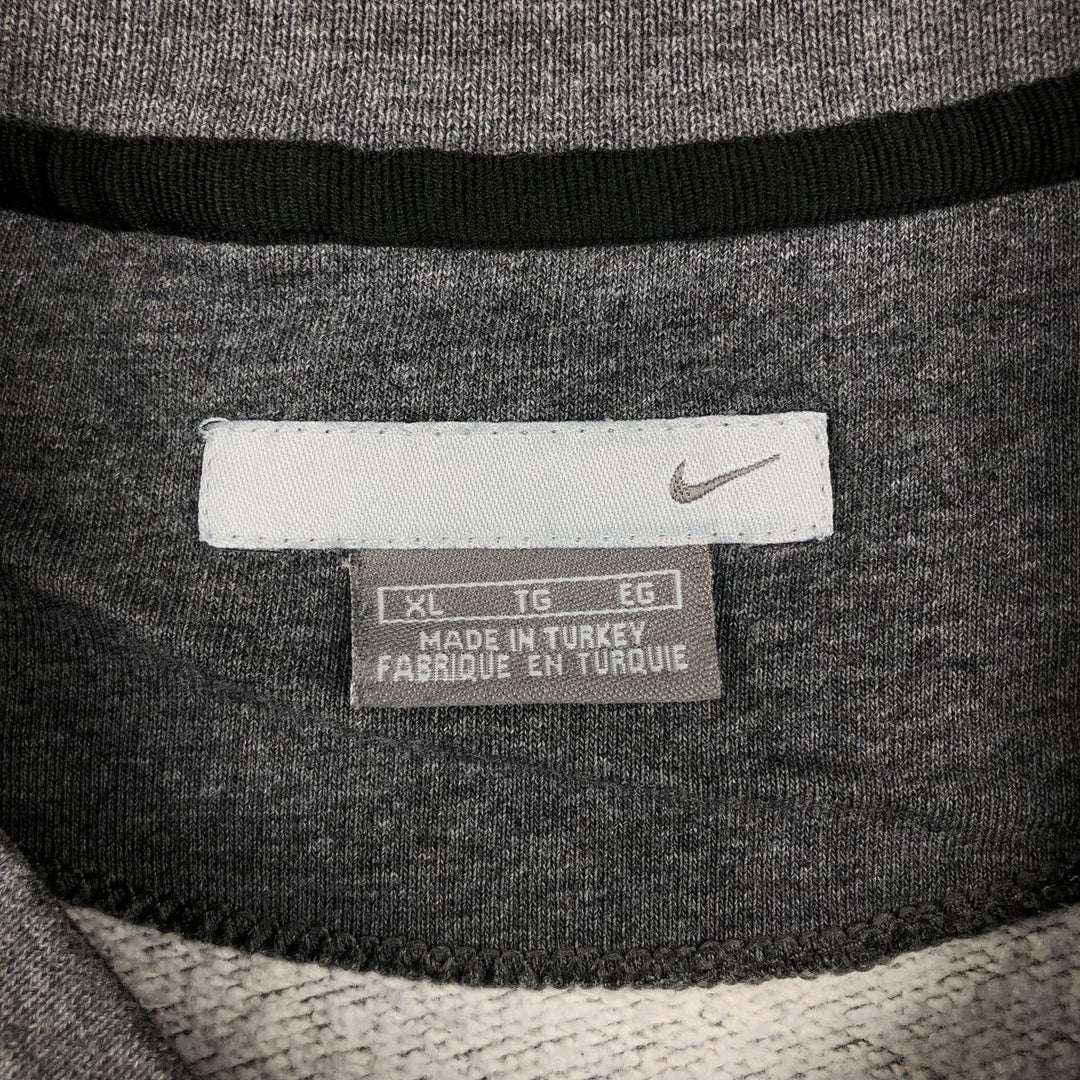 00'S Nike One Point Logo Sweatshirt Trainer Men's XL cotton Charcoal Vintage Second Hand