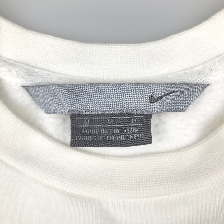 00'S Nike One Point Logo Sweatshirt Trainer Men's M size cotton white type Vintage Second Hand