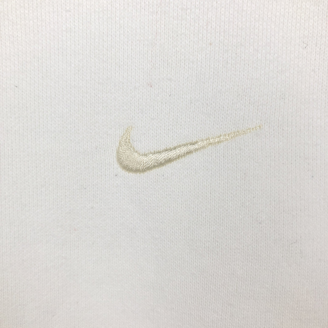 00'S Nike One Point Logo Sweatshirt Trainer Men's M size cotton white type Vintage Second Hand