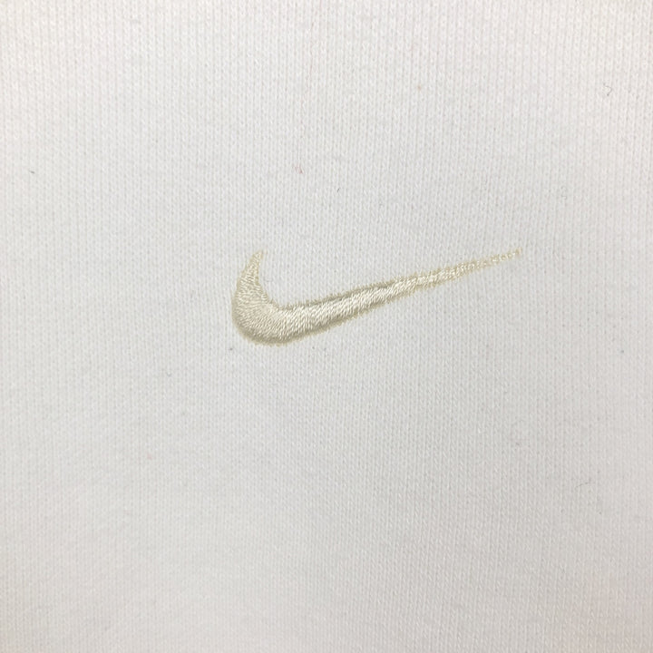 00'S Nike One Point Logo Sweatshirt Trainer Men's M size cotton white type Vintage Second Hand