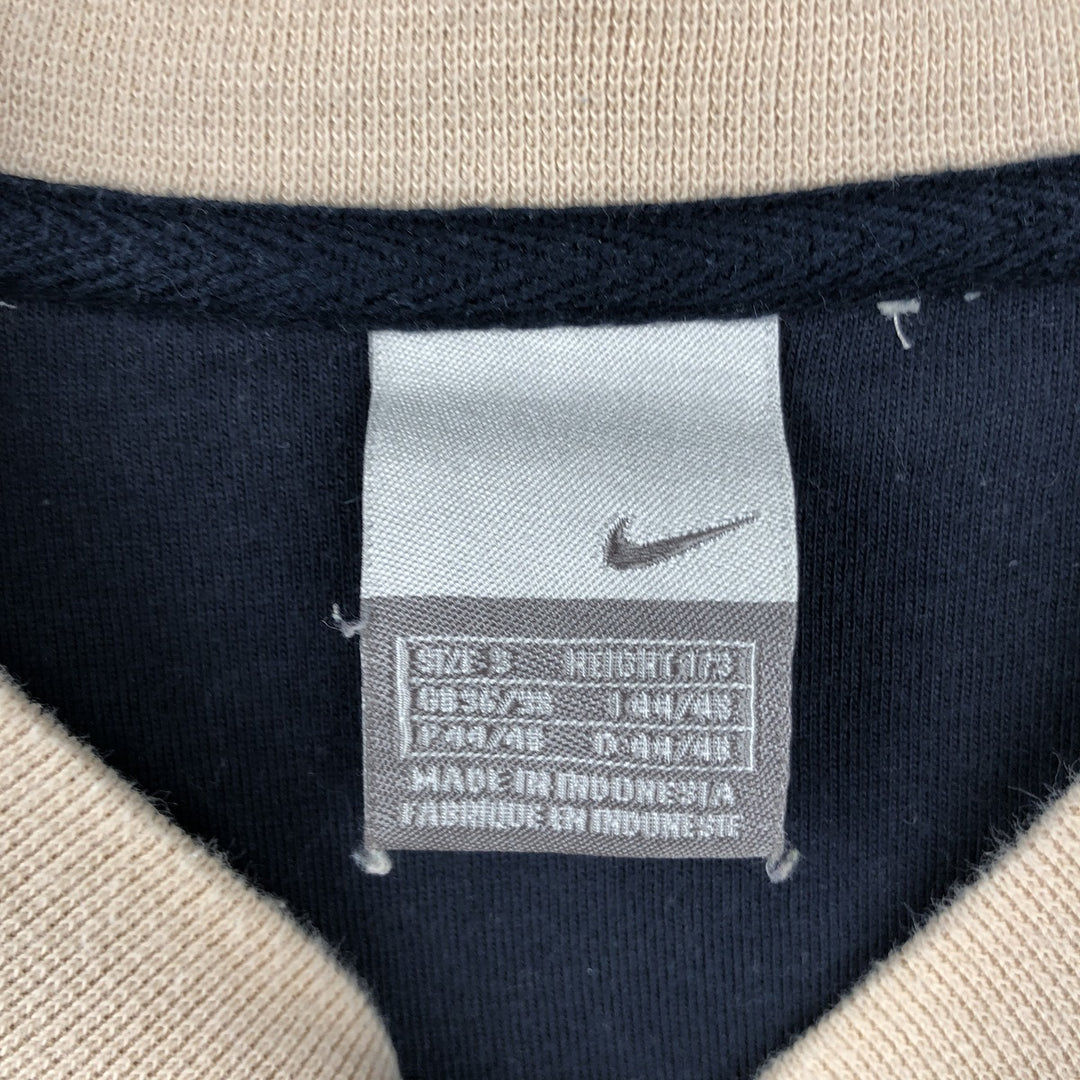 2000'S Nike Logo Sweatshirt (Men's Size S) cotton Beige type Vintage Second Hand