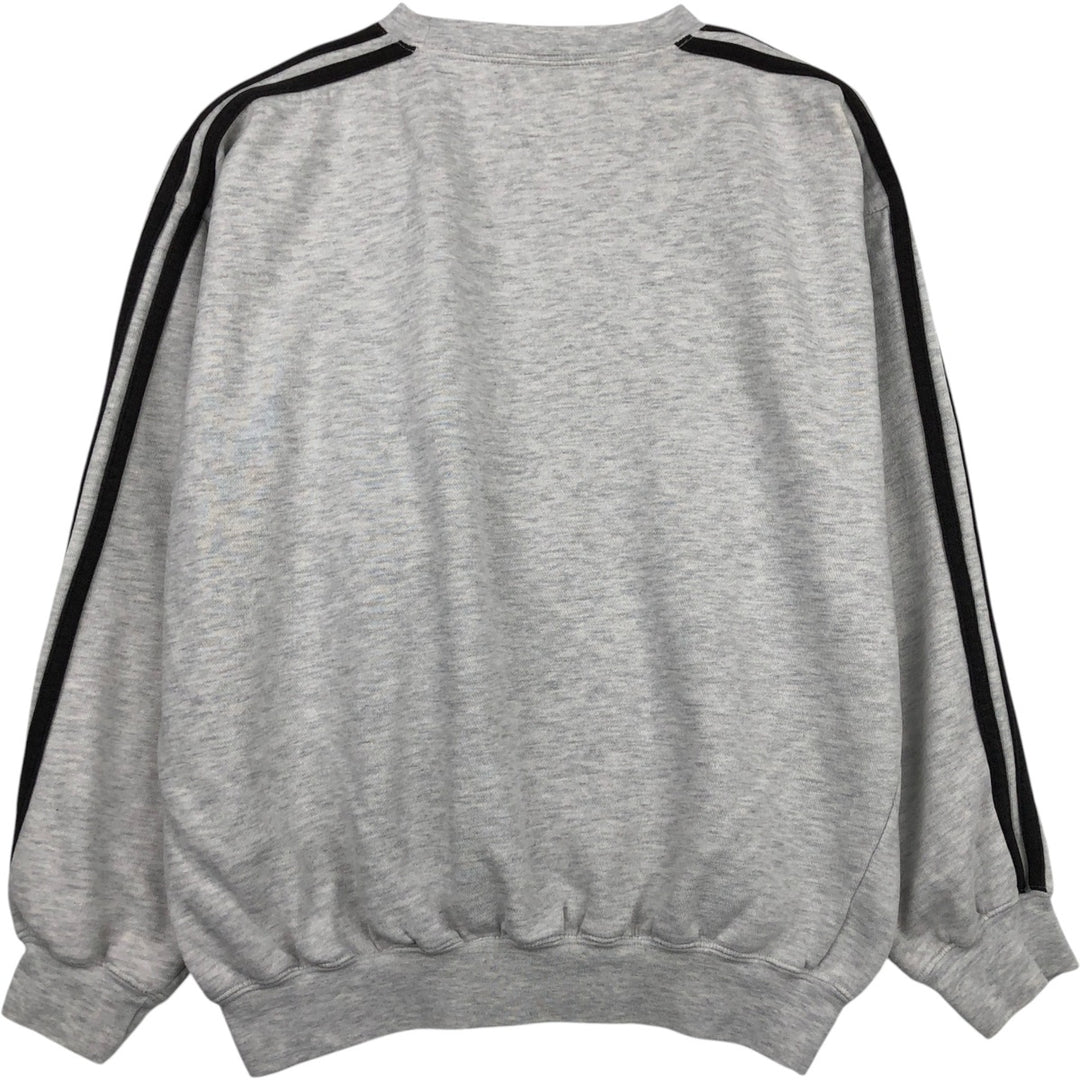 Vintage 90s-00'S Adidas One-Point Logo Sweatshirt, Men's Size Medium cotton gray type Vintage Second Hand