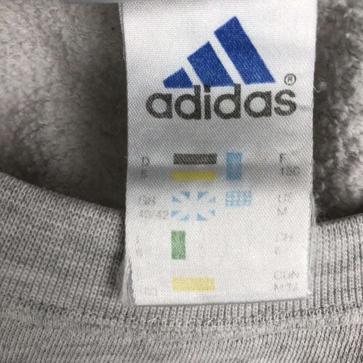 Vintage 90s-00'S Adidas One-Point Logo Sweatshirt, Men's Size Medium cotton gray type Vintage Second Hand