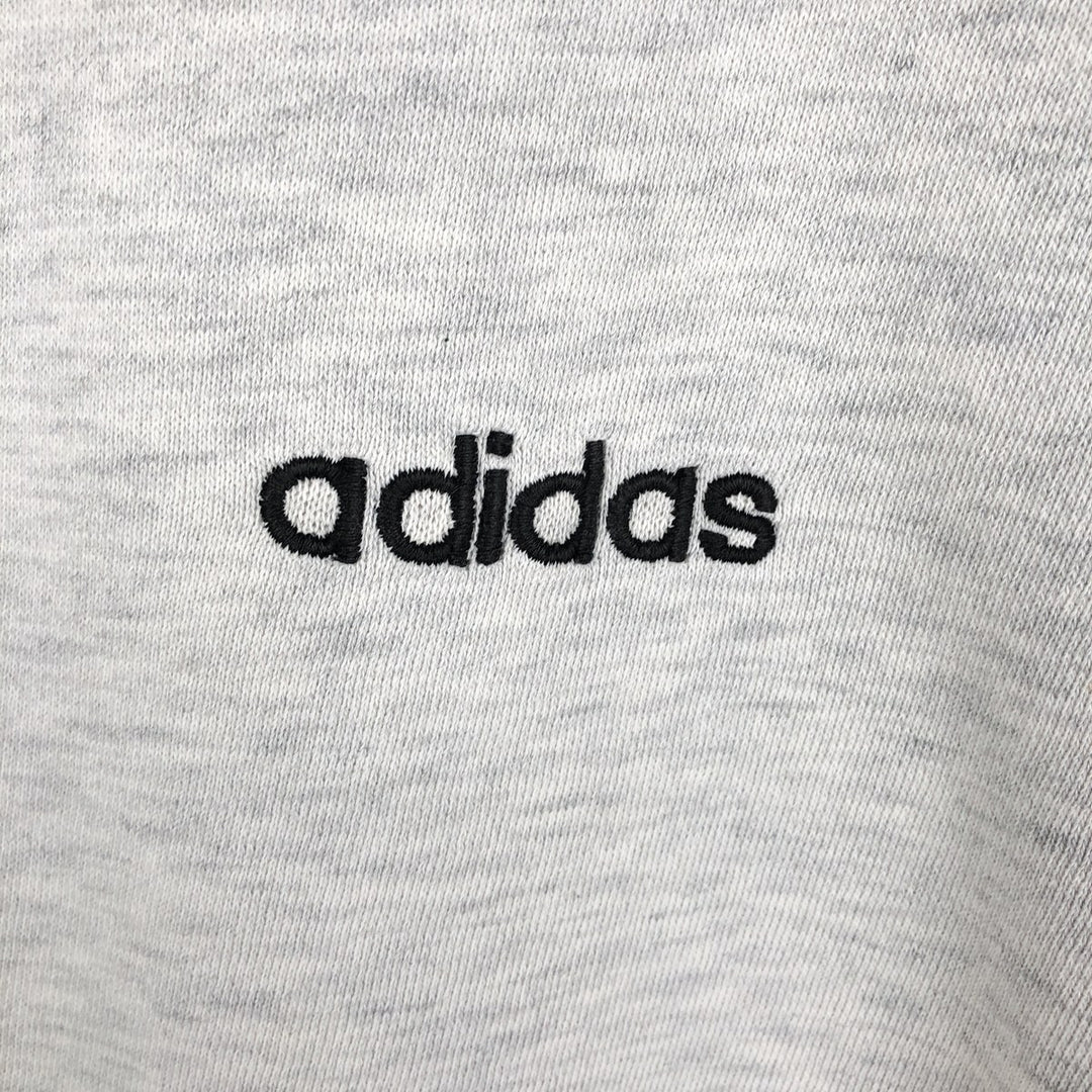 Vintage 90s-00'S Adidas One-Point Logo Sweatshirt, Men's Size Medium cotton gray type Vintage Second Hand