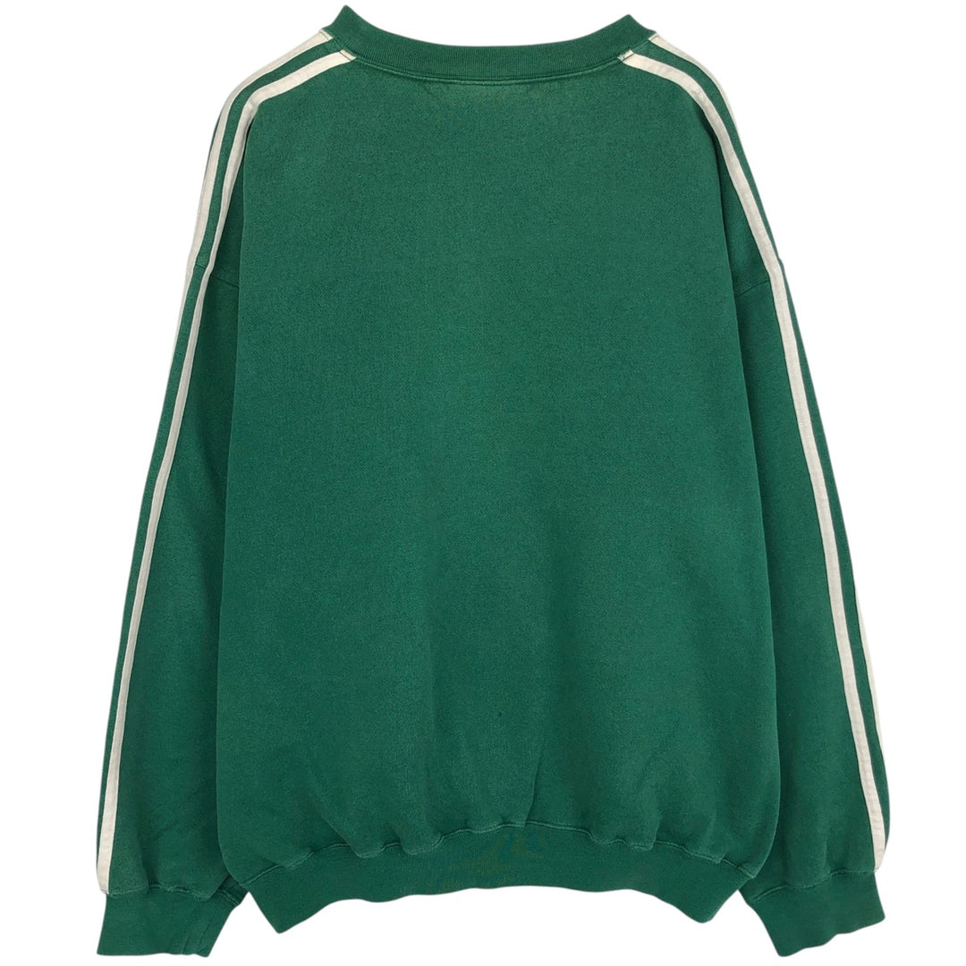 Vintage 80s-90'S Adidas One-Point Logo Sweatshirt, Men's Size L cotton green type Vintage Second Hand