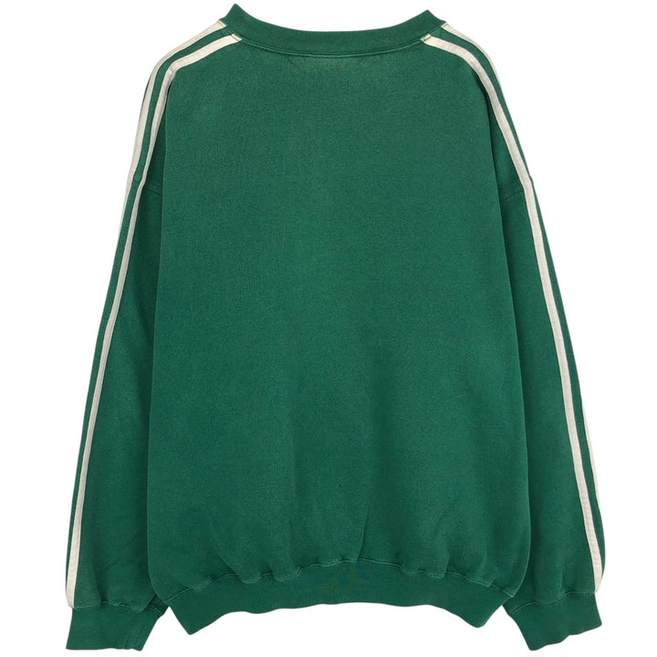 Vintage 80s-90'S Adidas One-Point Logo Sweatshirt, Men's Size L cotton green type Vintage Second Hand