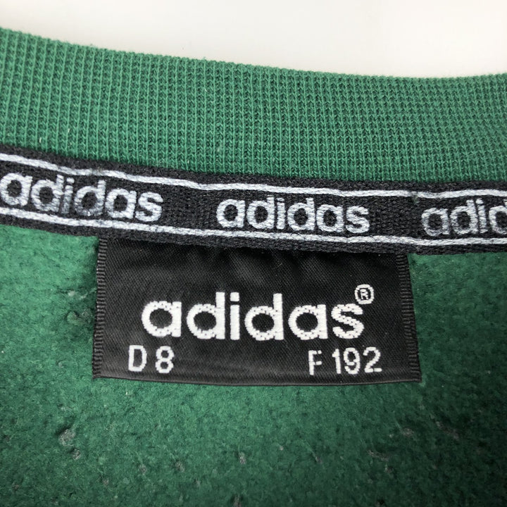 Vintage 80s-90'S Adidas One-Point Logo Sweatshirt, Men's Size L cotton green type Vintage Second Hand