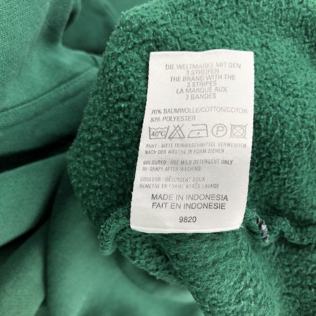 Vintage 80s-90'S Adidas One-Point Logo Sweatshirt, Men's Size L cotton green type Vintage Second Hand