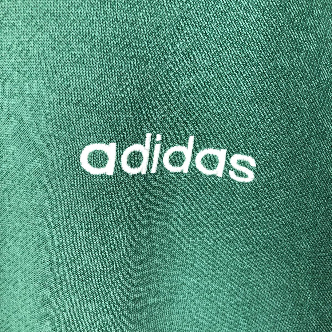 Vintage 80s-90'S Adidas One-Point Logo Sweatshirt, Men's Size L cotton green type Vintage Second Hand