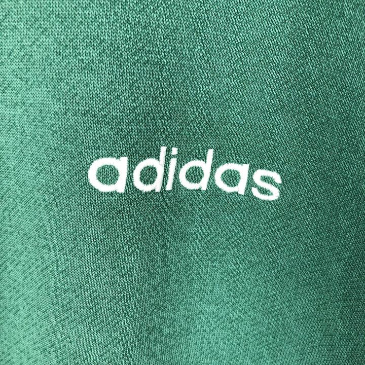 Vintage 80s-90'S Adidas One-Point Logo Sweatshirt, Men's Size L cotton green type Vintage Second Hand