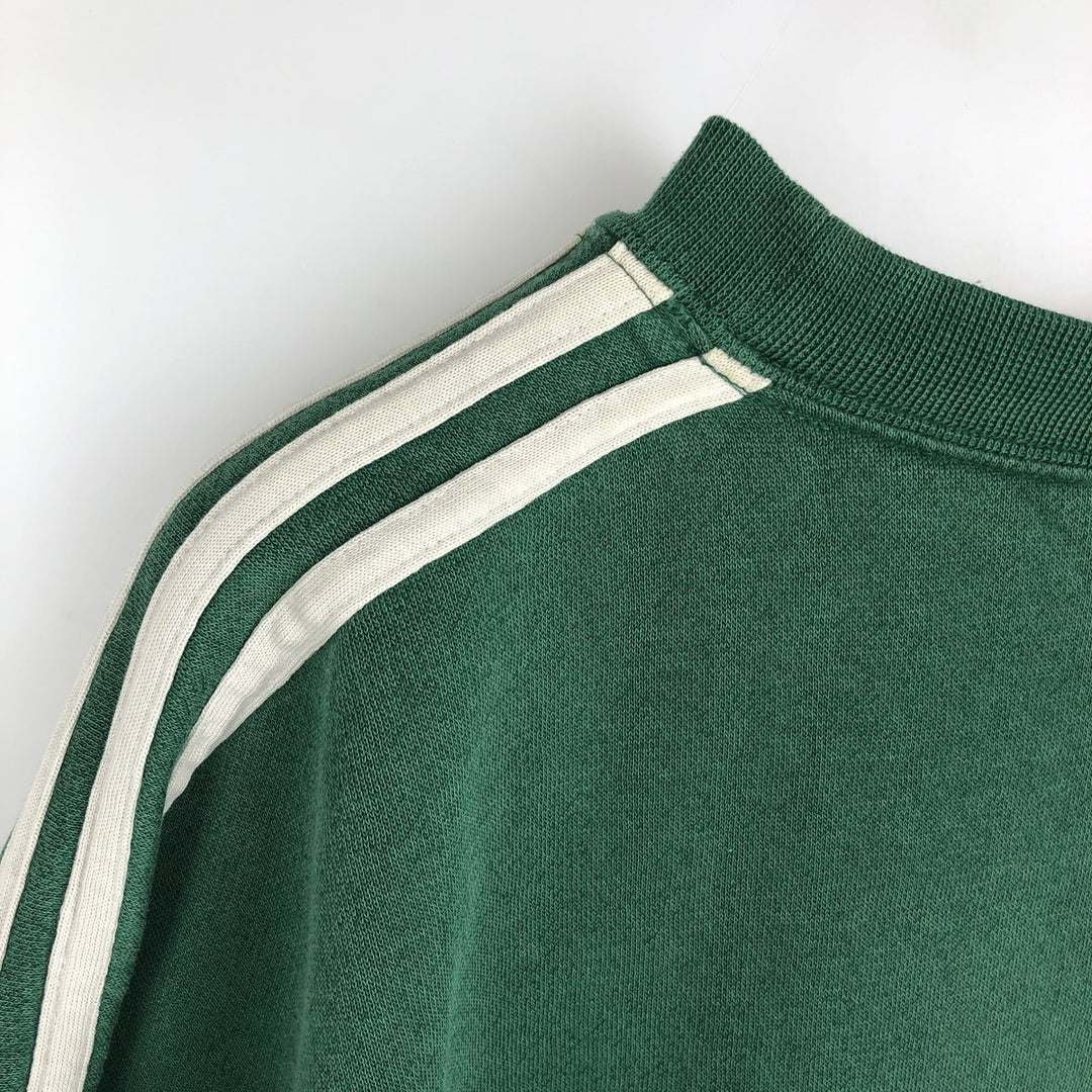 Vintage 80s-90'S Adidas One-Point Logo Sweatshirt, Men's Size L cotton green type Vintage Second Hand