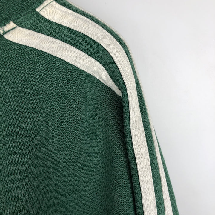 Vintage 80s-90'S Adidas One-Point Logo Sweatshirt, Men's Size L cotton green type Vintage Second Hand