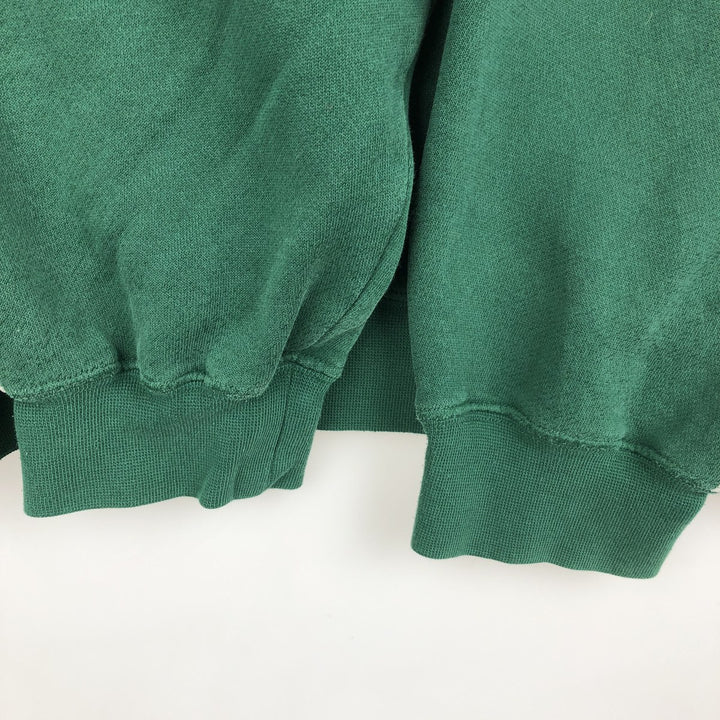 Vintage 80s-90'S Adidas One-Point Logo Sweatshirt, Men's Size L cotton green type Vintage Second Hand