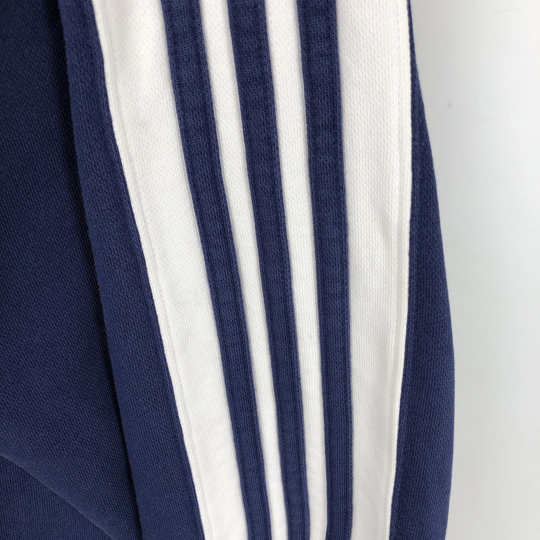 90s-era Adidas logo sweatshirt, men's size L equivalent, vintage. cotton blue type Vintage Second Hand
