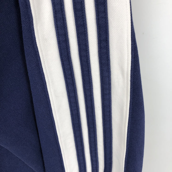 90s-era Adidas logo sweatshirt, men's size L equivalent, vintage. cotton blue type Vintage Second Hand