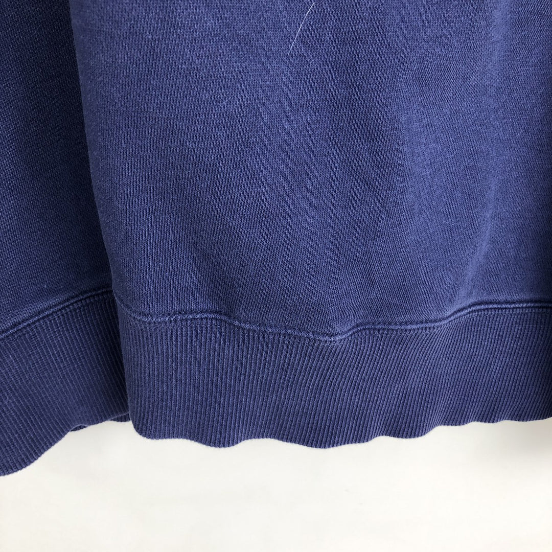 90s-era Adidas logo sweatshirt, men's size L equivalent, vintage. cotton blue type Vintage Second Hand