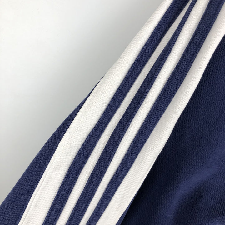 90s-era Adidas logo sweatshirt, men's size L equivalent, vintage. cotton blue type Vintage Second Hand