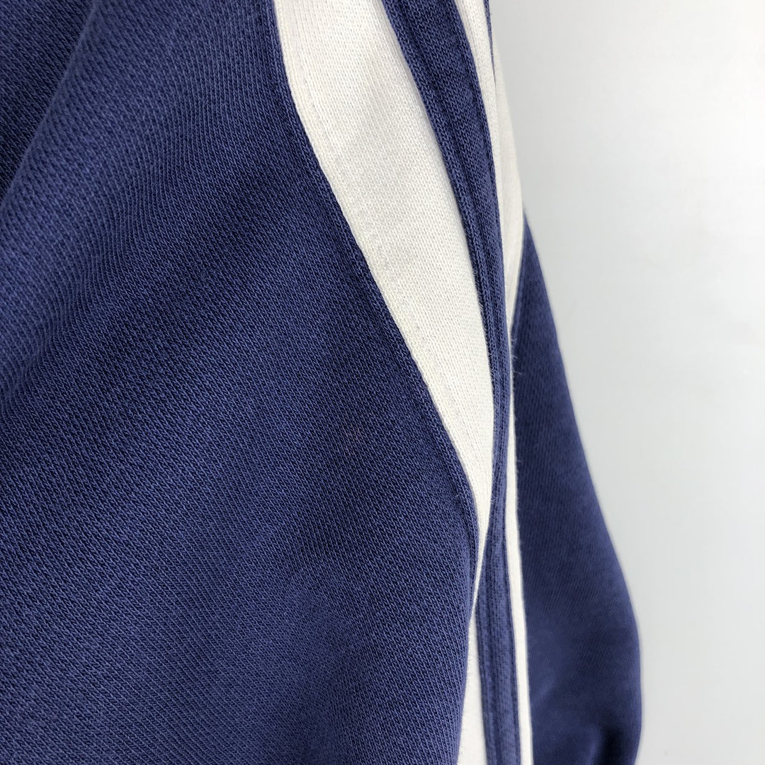90s-era Adidas logo sweatshirt, men's size L equivalent, vintage. cotton blue type Vintage Second Hand