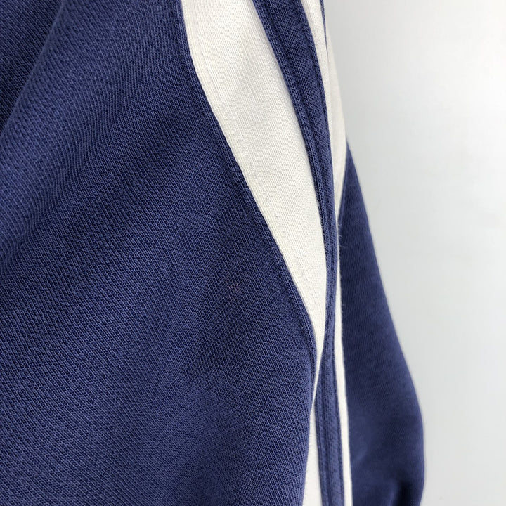 90s-era Adidas logo sweatshirt, men's size L equivalent, vintage. cotton blue type Vintage Second Hand