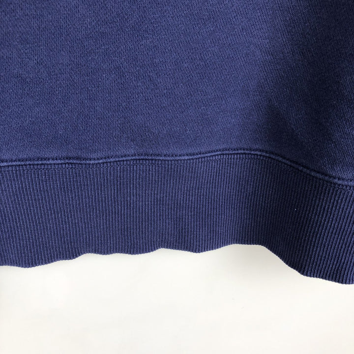 90s-era Adidas logo sweatshirt, men's size L equivalent, vintage. cotton blue type Vintage Second Hand