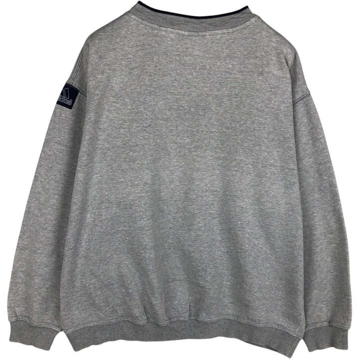 Vintage Adidas logo sweatshirt, size M, men's cotton gray type Vintage Second Hand