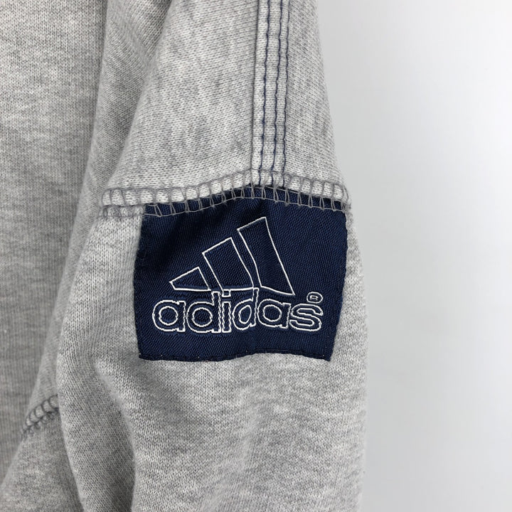 Vintage Adidas logo sweatshirt, size M, men's cotton gray type Vintage Second Hand