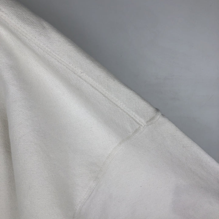 Vintage 90'S Nike logo sweatshirt, made in the USA, men's size XXL cotton white type Vintage Second Hand