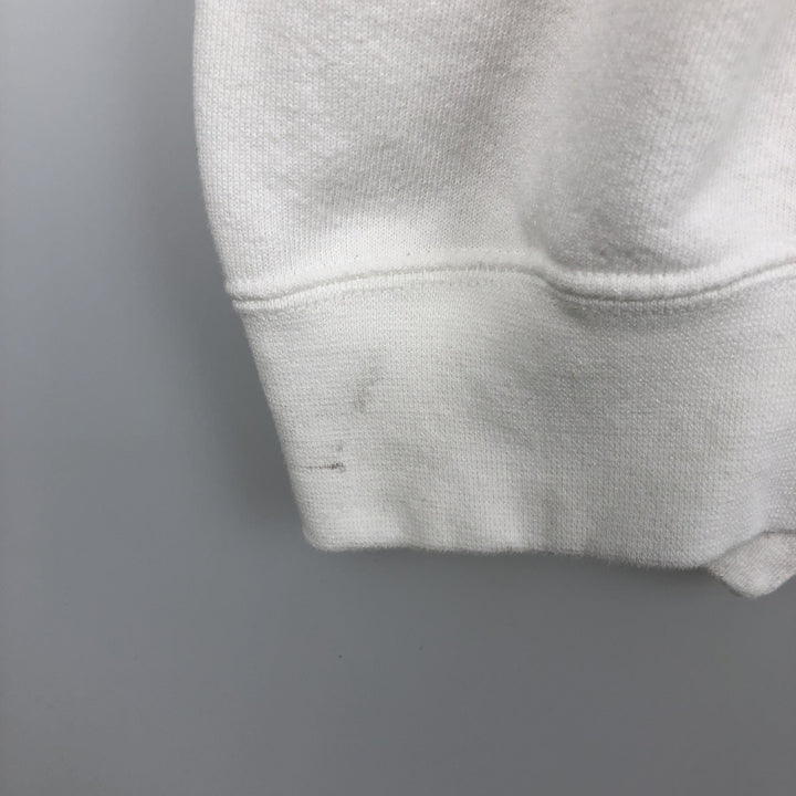 Vintage 90'S Nike logo sweatshirt, made in the USA, men's size XXL cotton white type Vintage Second Hand