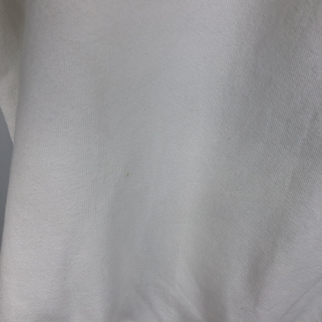 Vintage 90'S Nike logo sweatshirt, made in the USA, men's size XXL cotton white type Vintage Second Hand