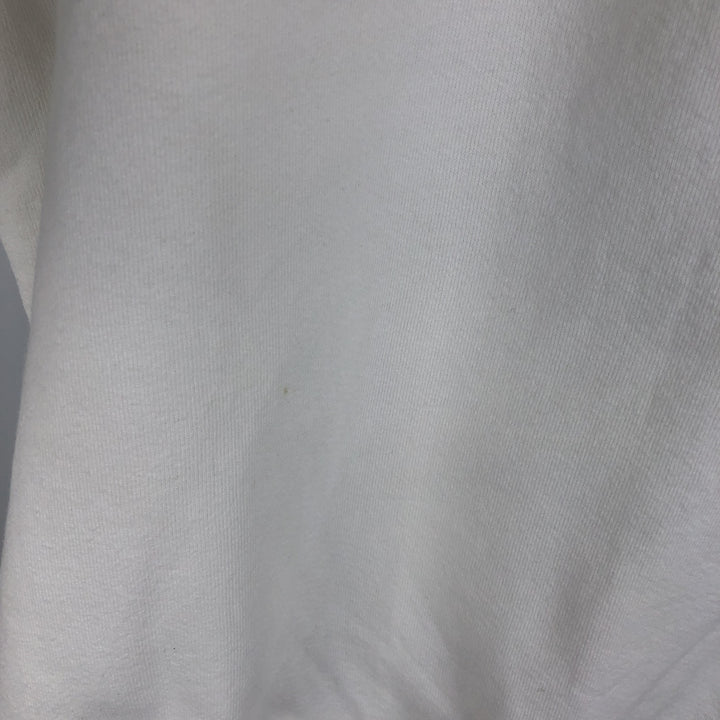Vintage 90'S Nike logo sweatshirt, made in the USA, men's size XXL cotton white type Vintage Second Hand